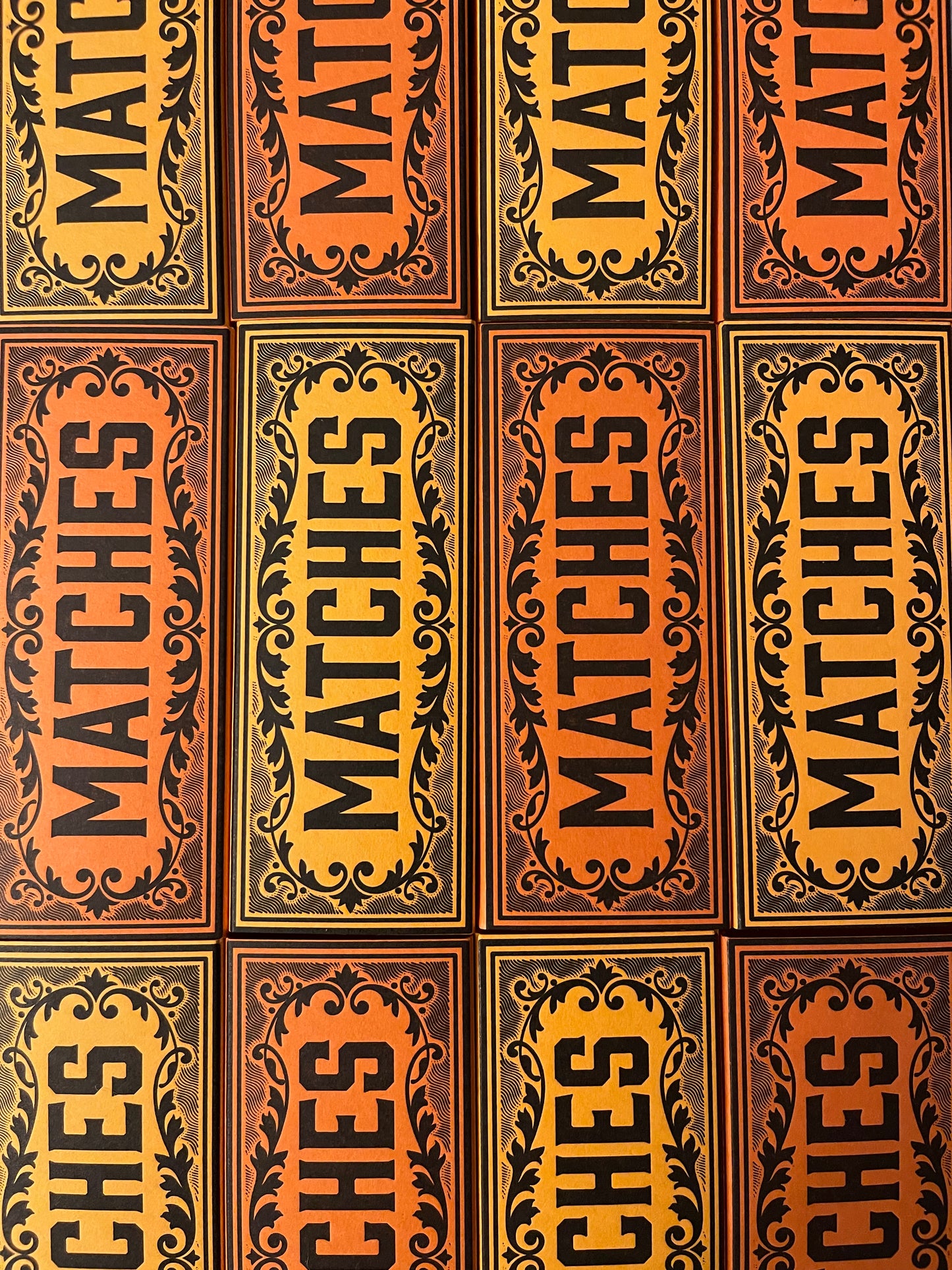 Letterpressed Matchbox