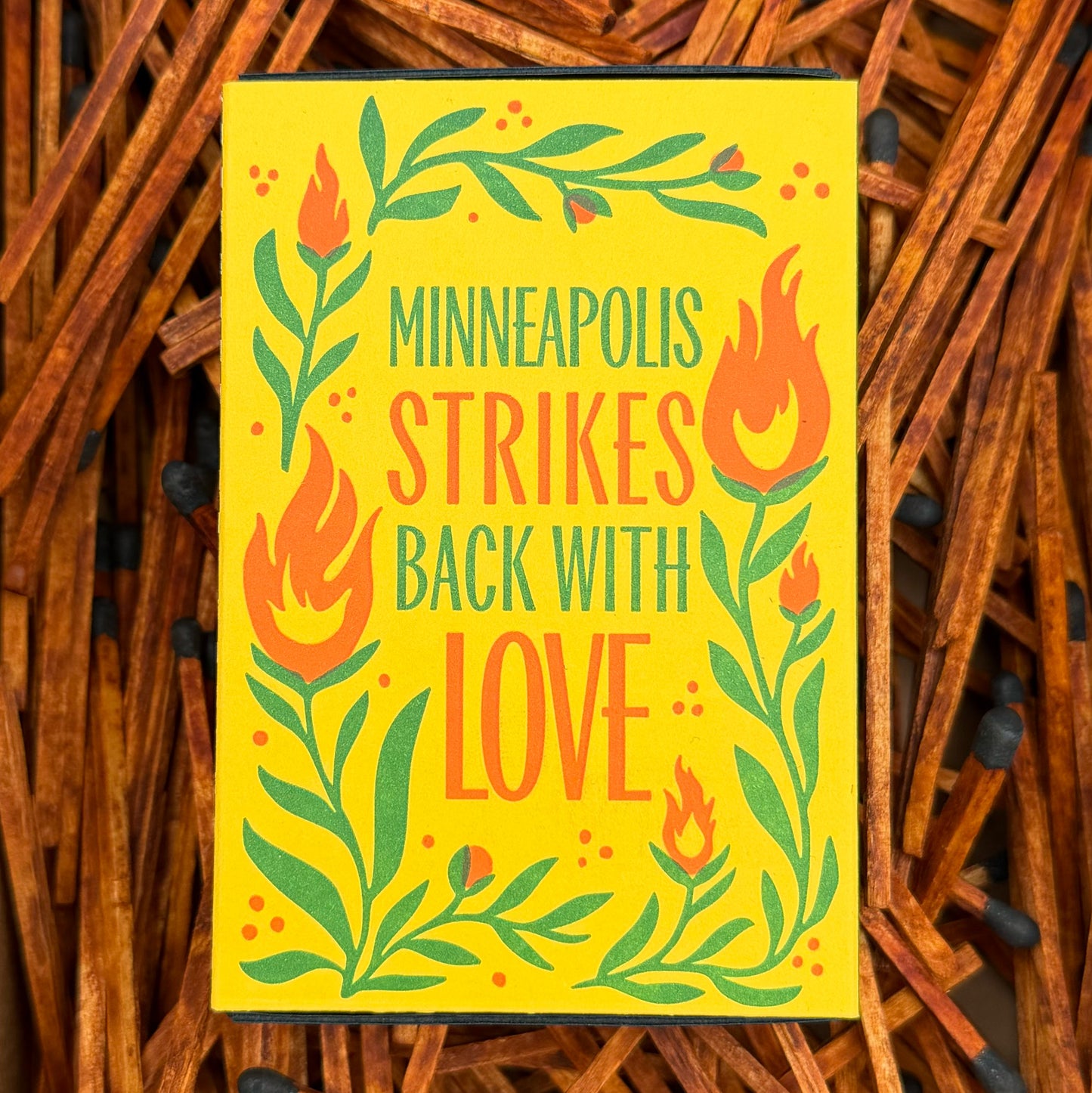Mutual Aid Letterpressed Matchbox