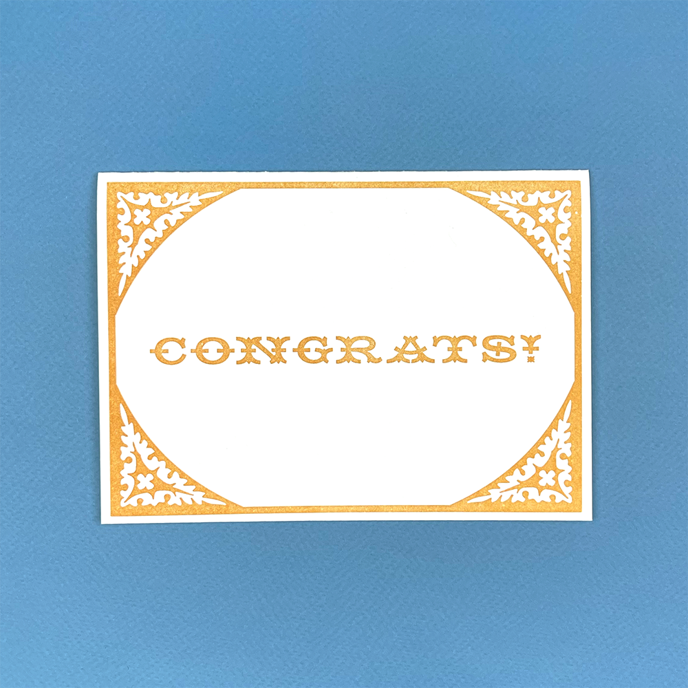 Congrats! Greeting Card