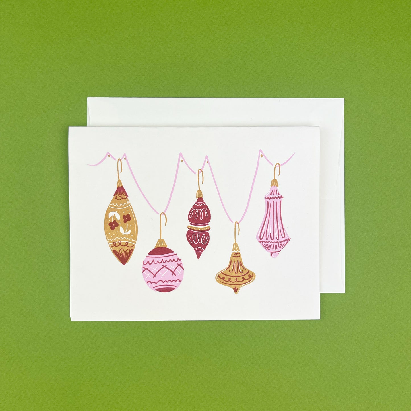 Vintage Ornament Holiday Card Set