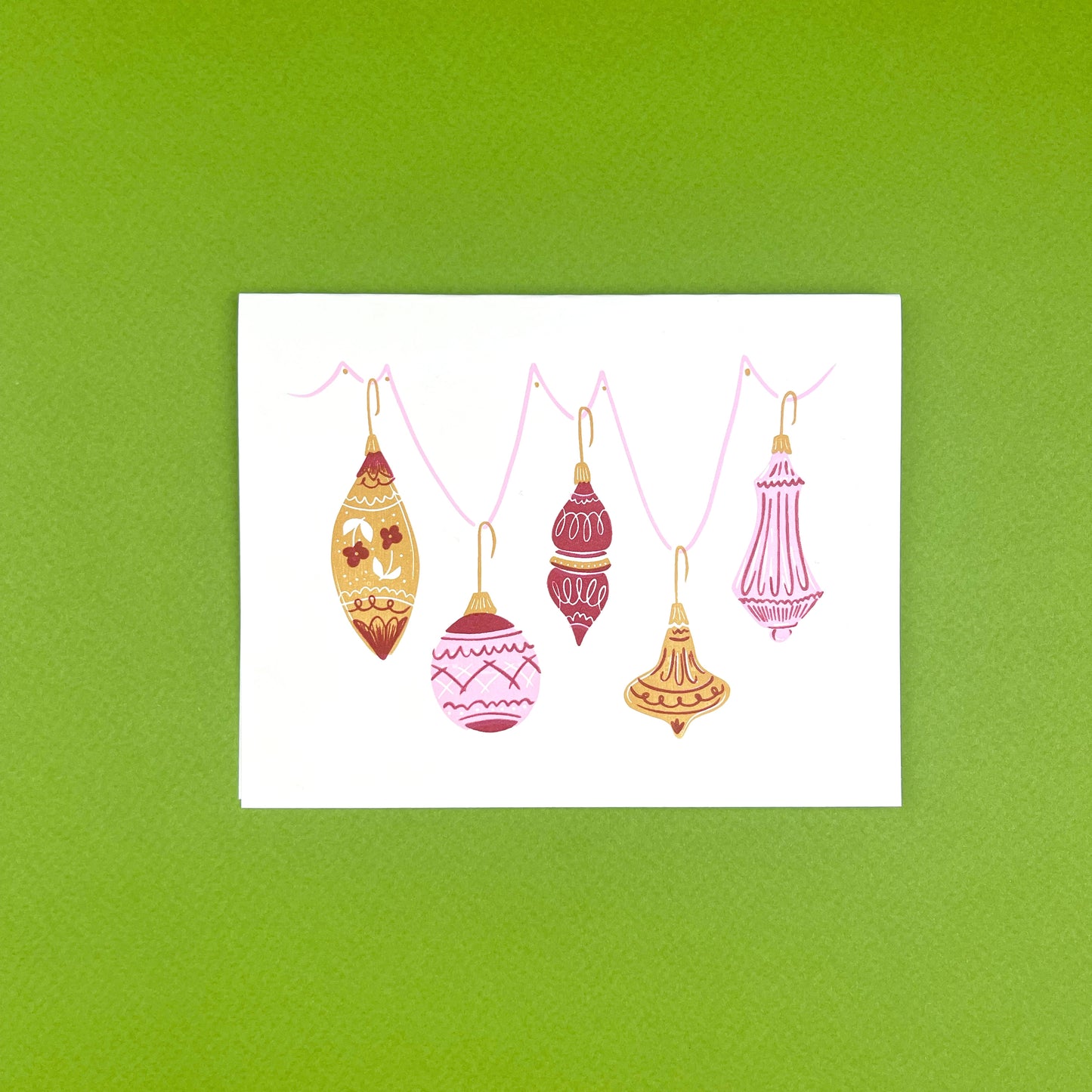 Vintage Ornament Holiday Card Set