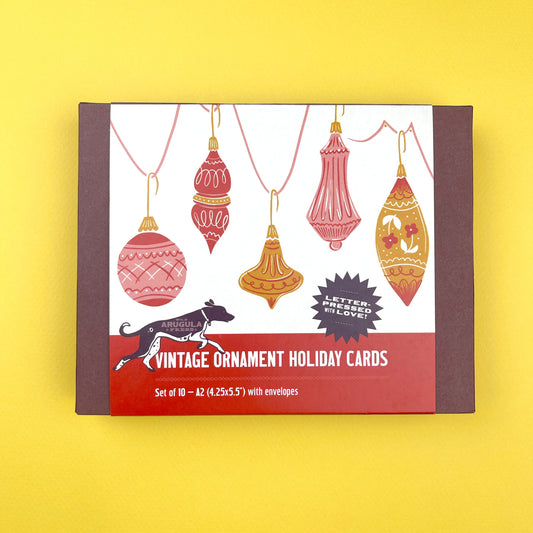 Vintage Ornament Holiday Card Set