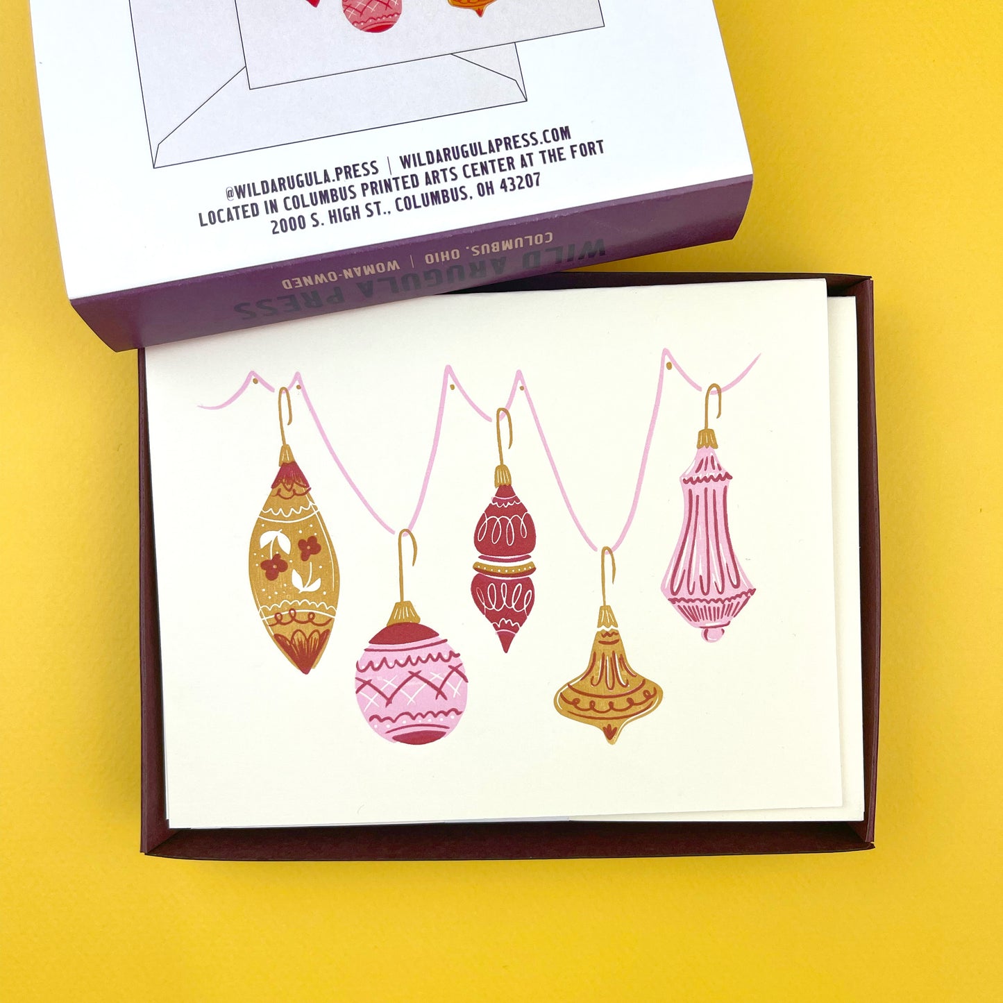 Vintage Ornament Holiday Card Set