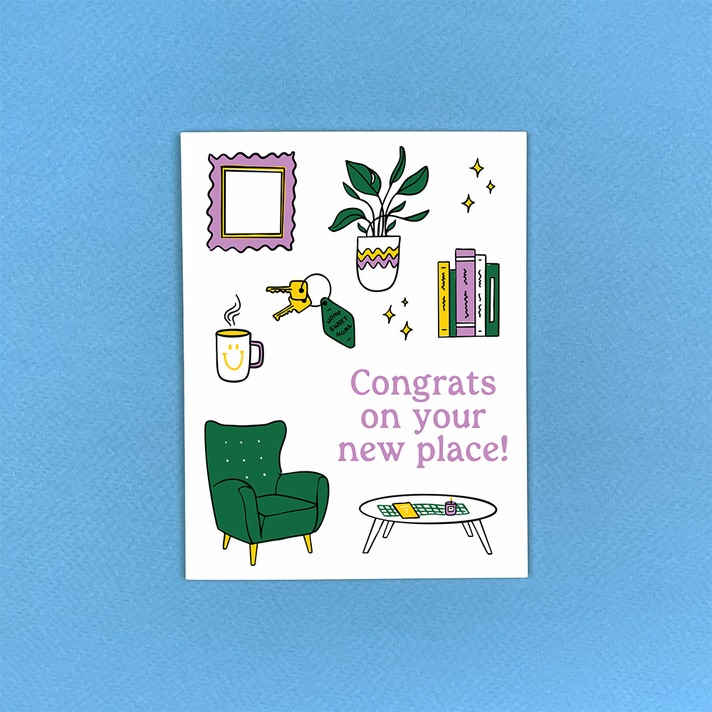 New Place Greeting Card - Wild Arugula Press