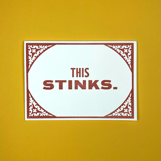 This Stinks Greeting Card