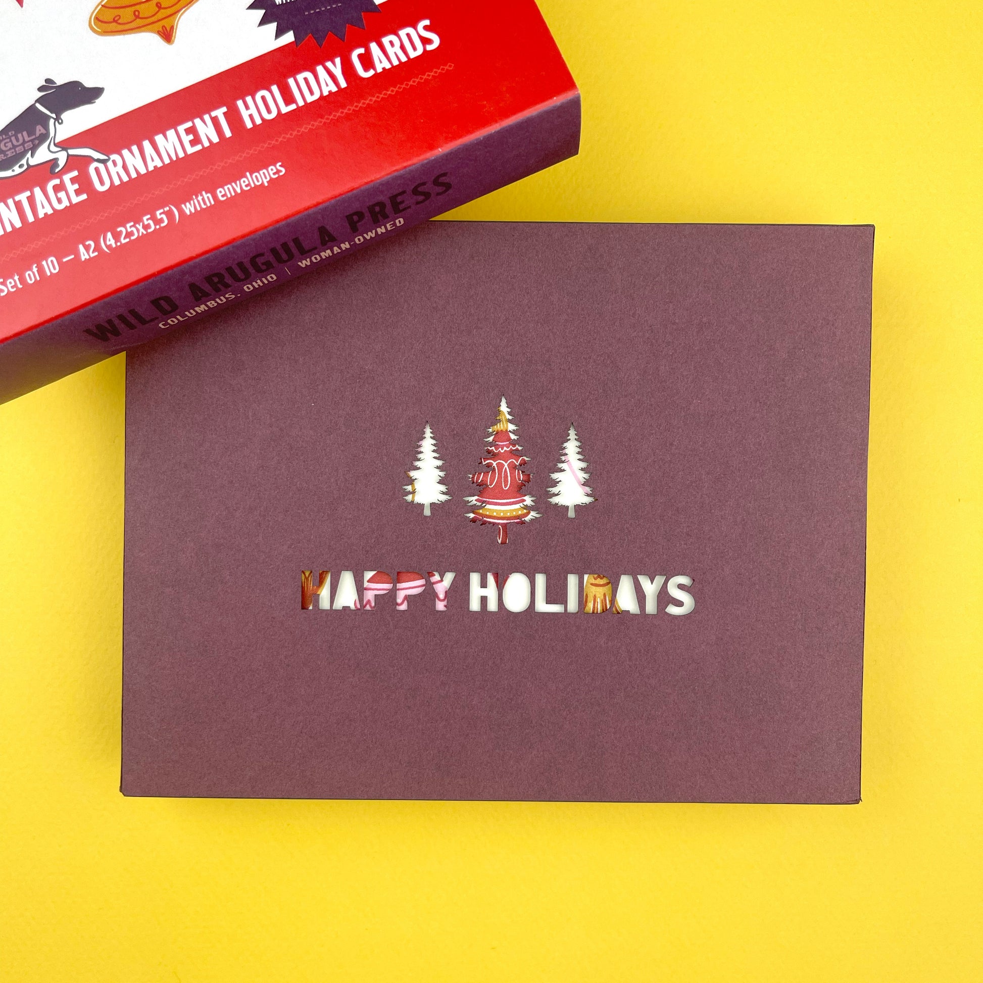 Vintage Ornament Holiday Card Set - Wild Arugula Press