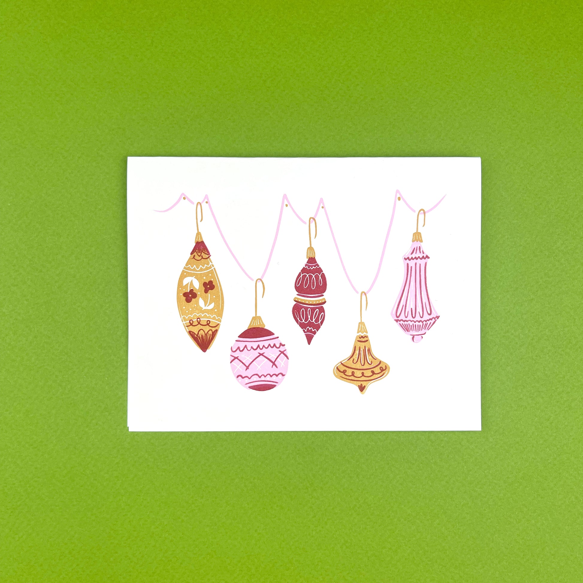 Vintage Ornament Holiday Card Set - Wild Arugula Press